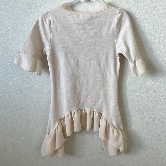 Mia Joy cream sparkle tunic toddler size 2 - Picture 5 of 7